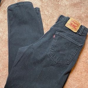 Vintage Black 550 Levi jeans